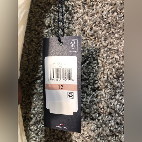 NWT Tommy Hilfiger Mini Houndstooth Knit Dress Size 12 - Picture 8 of 8